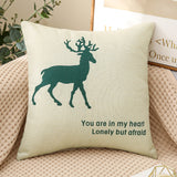 Fabric Decoration Supplies Car Gift Linen Printed Pillows Bedside Cushion Couch Pillow - My Store