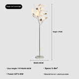 Ginkgo Leaf Floor Lamp Living Room Bedroom Decorative Lamp - My Store