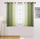 Gradient Sheer Curtain For Balconies Ready Made Blackout Curtains And Sheer Curtains - My Store