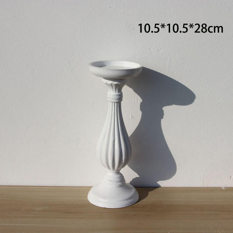 Candle Light Candle Holder Wooden Ornaments - My Store