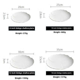 Ceramic Advanced White Deep Plates Dessert Plate - My Store