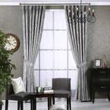 Solid Color Simple Modern Light Luxury Living Room Chenille Blackout Curtains - My Store
