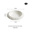 Rock Pattern Ceramic Household Deep Plates - My Store