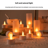 Plastic LED Electronic Candle Decorative Candle Light - My Store