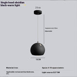 Ball Chandelier Post-modern Living Room Table Lighting Creative Art Bedroom Bedside Lamps - My Store