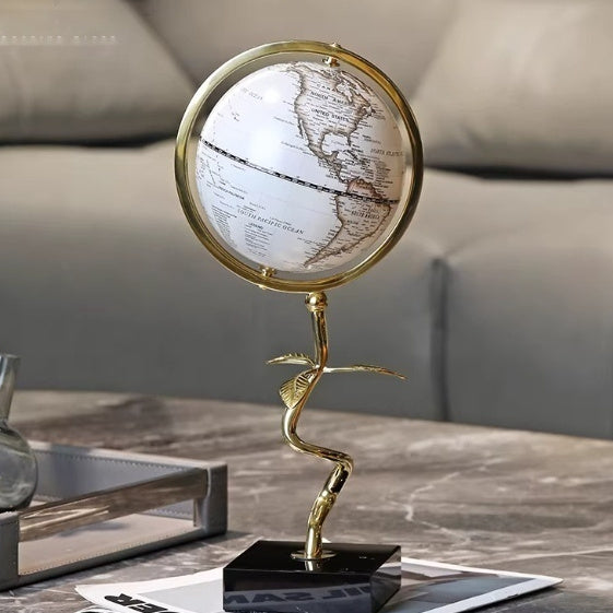 Copper Globe Ornaments For The Living Room A Light-Luxury High-End Desktop Decoration - My Store