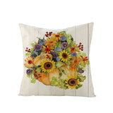 Linen Cushion Office Sofa Cushion Cover - My Store