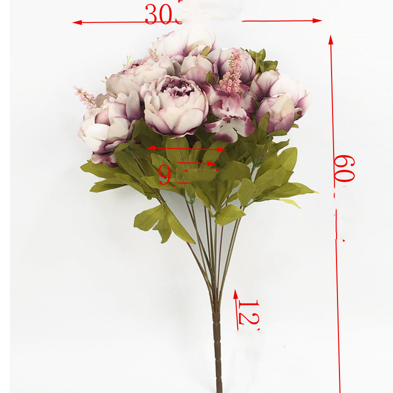13 Core-spun Peony Artificial Flowers - My Store