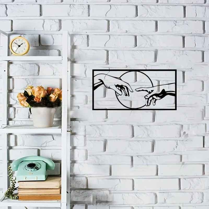 Modern Black Metal Wall Art