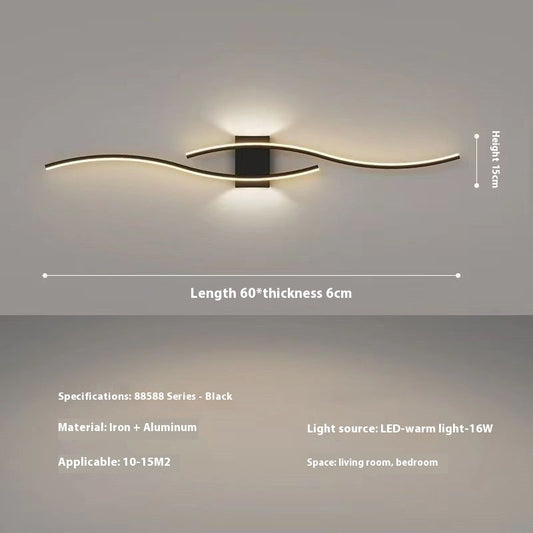 Bedside Wall Lamp Simple Modern Background Wall Decorative Lamp - My Store