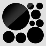 Acrylic 3D Home Decoration Mirror Wall Stickers TV Background Stereo DIY Round Stickers - My Store