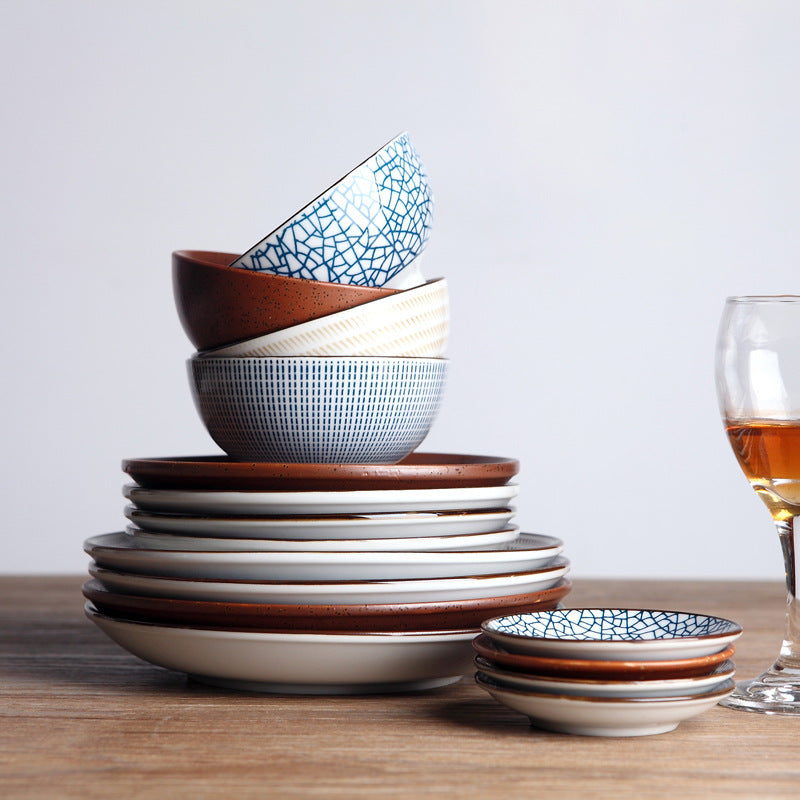 Light-luxury Household Ceramic Bowls And Plates - My Store