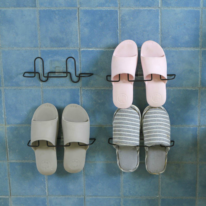 Shoe Rack Hanging Rack Adhesive Wall Hanging Shoe Rack Stereo Wall - My Store