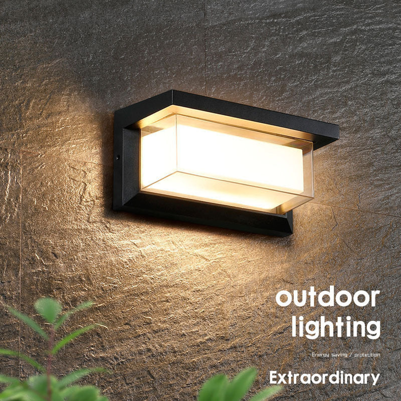 Simple Outdoor Waterproof Led Wall Lamp Induction Wall Lamp - My Store