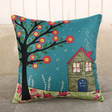 Fabric Decoration Supplies Car Gift Linen Printed Pillows Bedside Cushion Couch Pillow - My Store