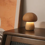 INS Wooden Cute Mushroom LED Night Light With Touch Switch Bedside Table Lamp For Bedroom Childrens Room Sleeping Night Lamps Home Decor - My Store