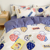 Four Piece Set Of Cute Cartoon Bed Sheets - My Store
