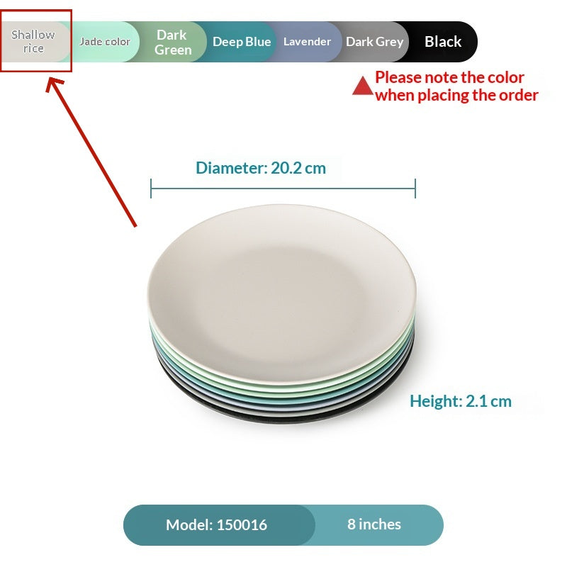 Creative Commercial Plastic Round Dinner Plates - My Store