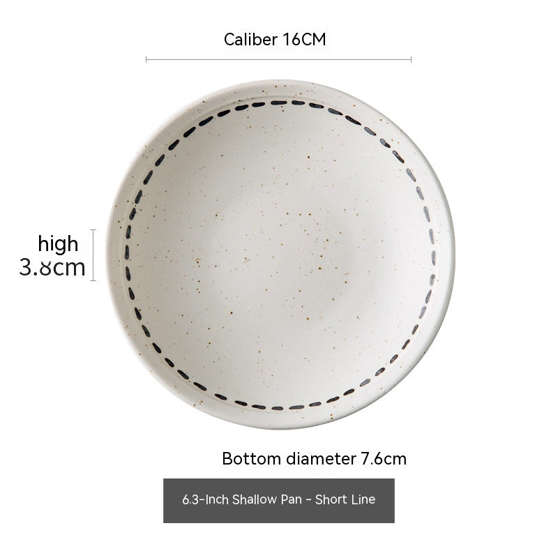 Japanese Textured Tableware And Household Plates - My Store