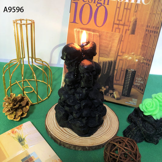 Skull Candle Silicone Mold Candle Mould Three-dimensional Skull Head Candle Mould - My Store