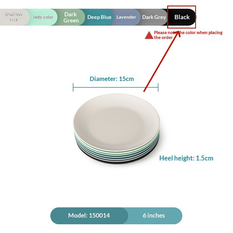 Creative Commercial Plastic Round Dinner Plates - My Store