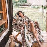 Wind Camping Rugs Outdoor Picnic Blanket Nap Blanket Bohemian Nap Blanket - My Store