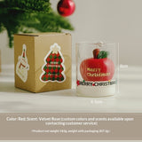Santa Claus-themed Glass Holders Soy Wax Candles - My Store