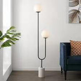 Floor Lamp Household Indoor Glass Marble - My Store
