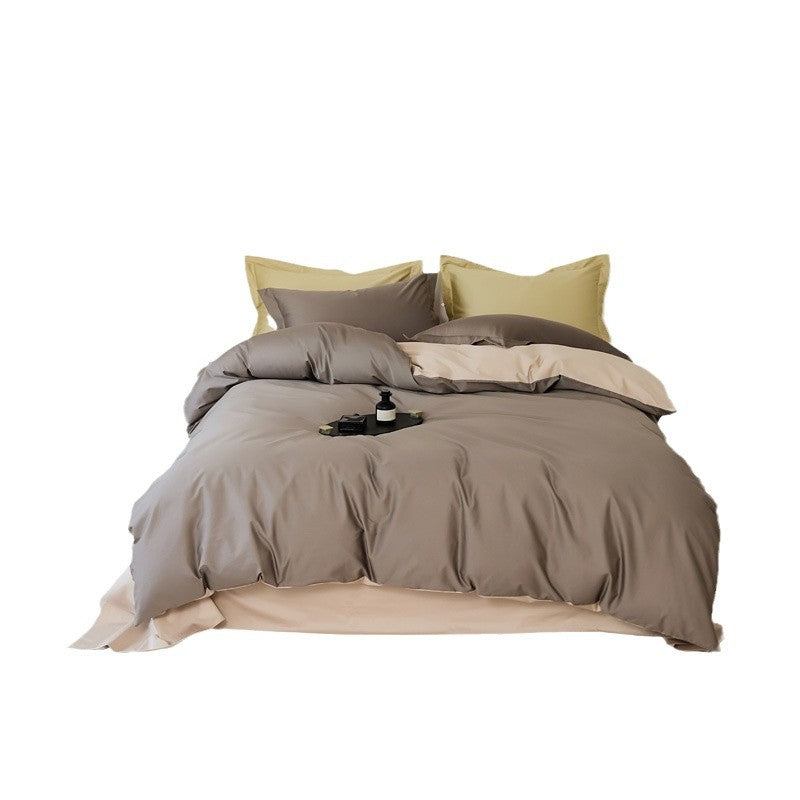 Woolen Cotton Four-piece Bed Set All Cotton Pure Cotton Bed Sheets - My Store
