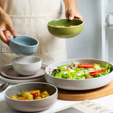 Nordic Matte Ceramic Plates Soup Bowls - My Store