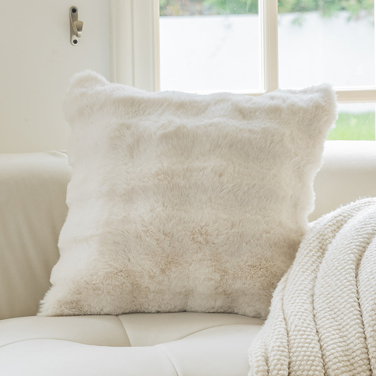 Pure Cotton Cream Style Sofa Pillow Cases Nordic Modern Minimalist Living Room Pillows - My Store