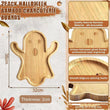 Halloween Ghost Wood Pan Plates Fruit Dishes Decorative Tray Dishes Funny Bamboo Wood Cheese Platter Tray For Candy Cookie Kitchen Gadgets - My Store