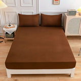 Students Cotton Bed Sheets Fitted Sheet Pillow Case - My Store
