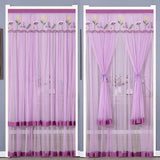 Punch-free Mosquito-proof Curtain Fabric Mesh Curtains Bedroom Lace Partition Four Seasons Household - My Store