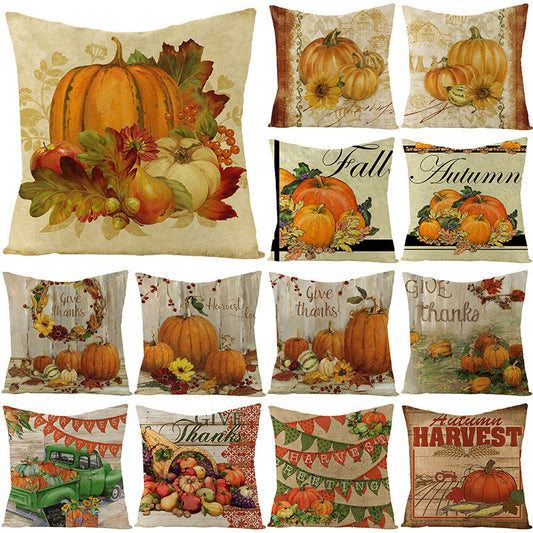 Linen Cushion Office Sofa Cushion Cover - My Store