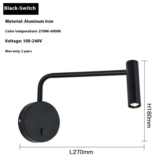 Rocker Reading Wall Lamp Bedside Minimalist Creative Wall Lamp - My Store