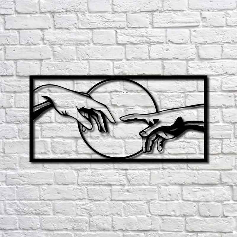 Modern Black Metal Wall Art