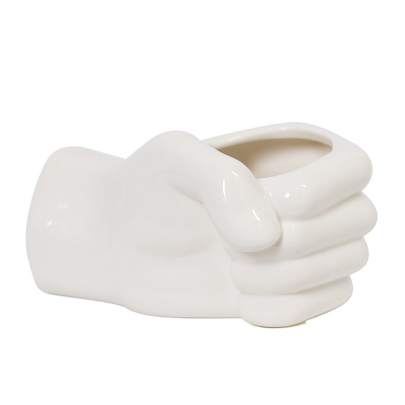 Simple Ceramic Vases Home Furnishings Living Room Flower Arrangements - My Store