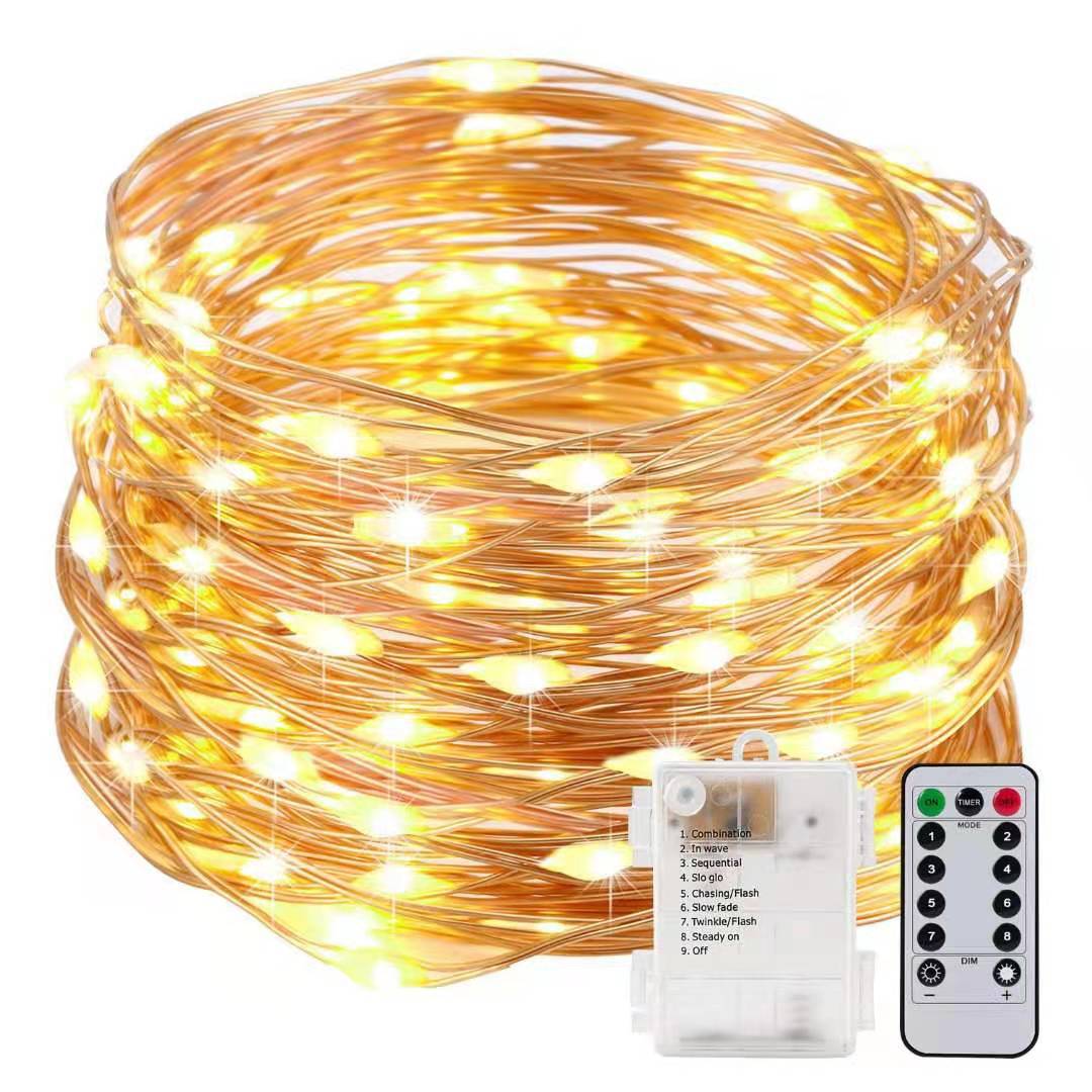 Three A Battery Box Type Copper Wire String Light - My Store