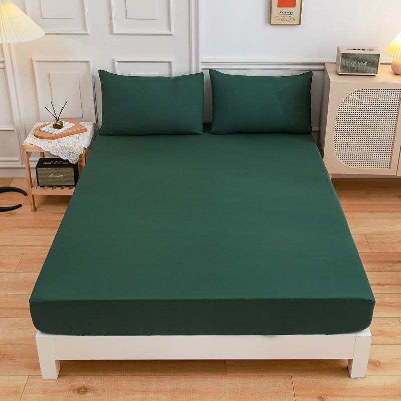 Students Cotton Bed Sheets Fitted Sheet Pillow Case - My Store