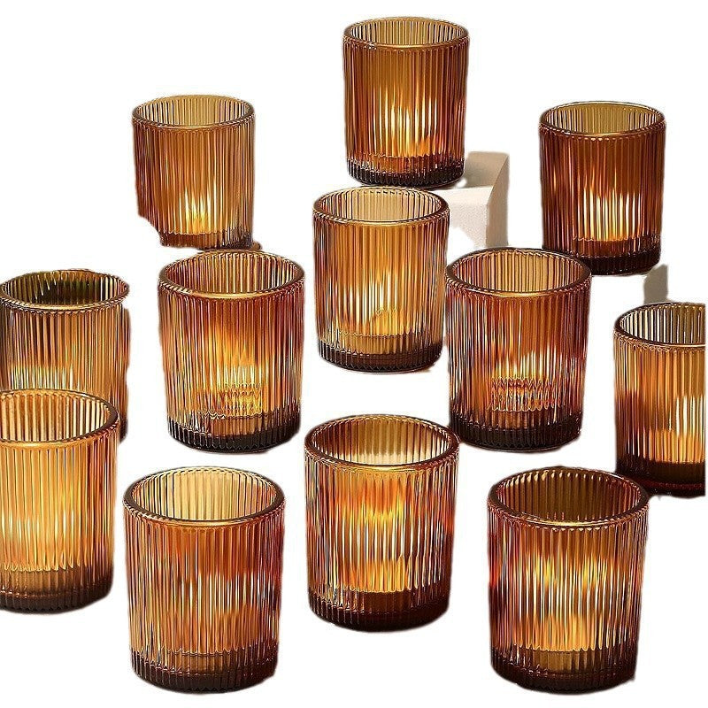Candle Cup Aromatherapy Glass Home Candle Holder Ornaments - My Store