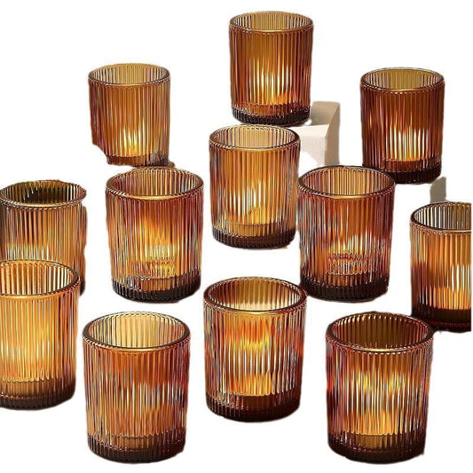 Candle Cup Aromatherapy Glass Home Candle Holder Ornaments - My Store