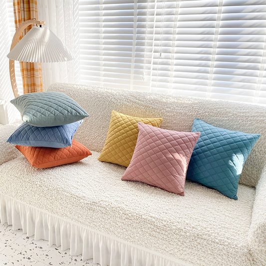 Living Room Home Pillows With Fabric Art Velvet Cushions - My Store