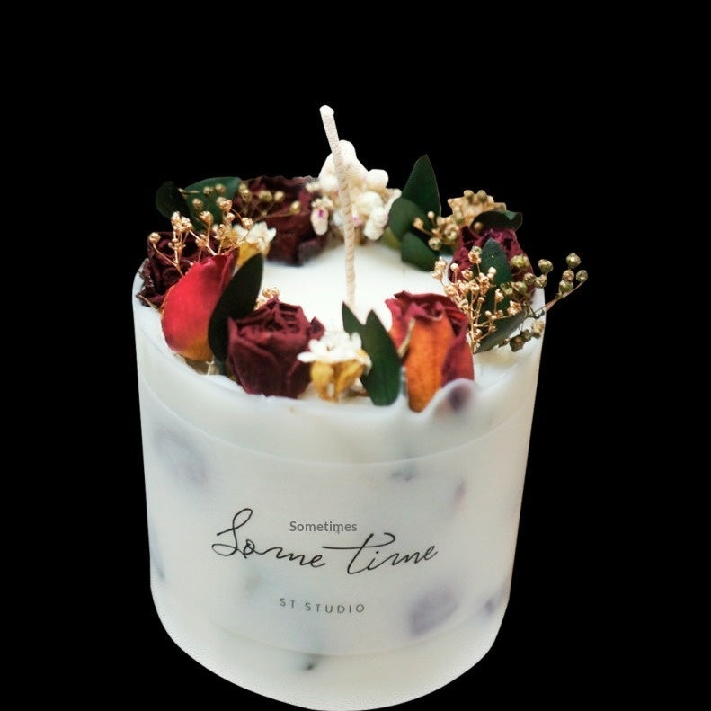 Rose Handmade Candle Gift Set Aromatherapy Candle - My Store