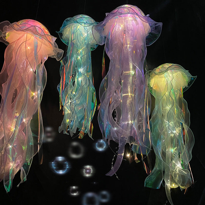 The Girl's Room Is Decorated With Jellyfish Lamps - My Store