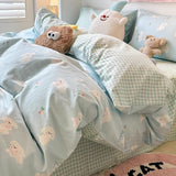 Four-piece Bed Set Pure Cotton Student Dormitory Duvet Cover Sheets - My Store