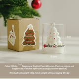 Santa Claus-themed Glass Holders Soy Wax Candles - My Store